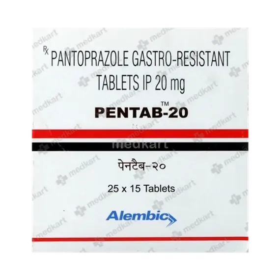 pentab 20mg tablet 15's